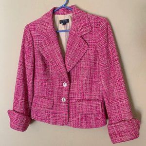 Textured Pink Blazer